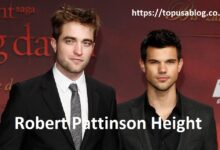 Robert Pattinson Height