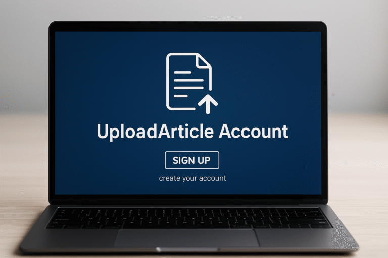 UploadArticle Account