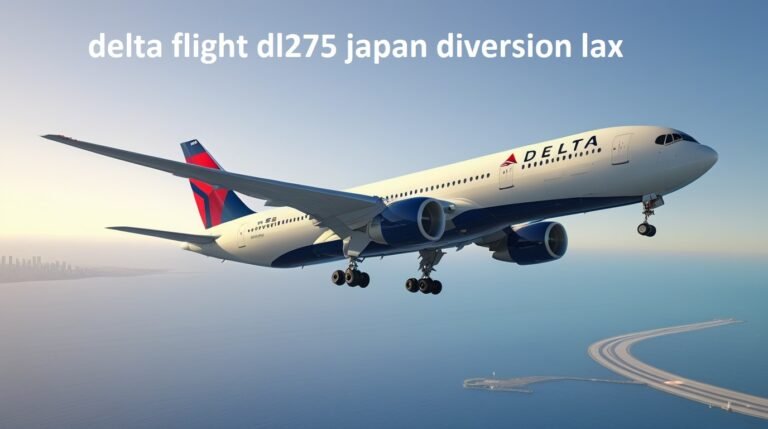 Delta Flight DL275 Japan Diversion LAX