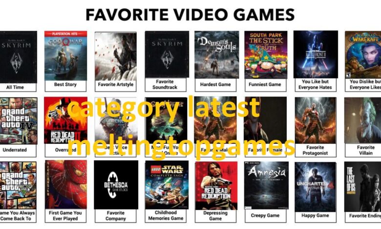 Category Latest MeltingTopGames