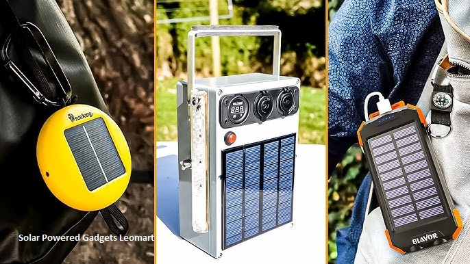 Solar Powered Gadgets Leomart