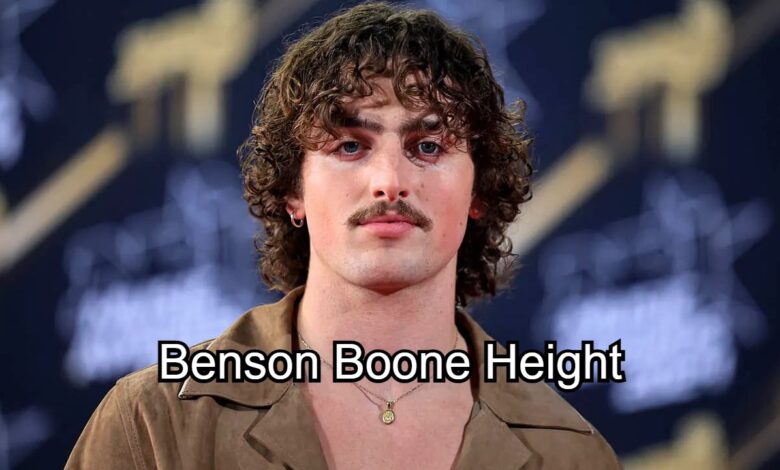 Benson Boone Height