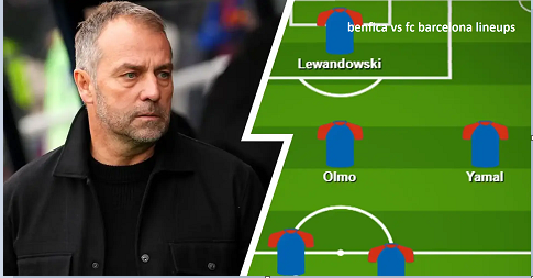 Benfica vs FC Barcelona Lineups