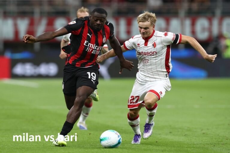 Milan vs Bari