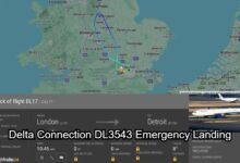 Delta Connection DL3543 Emergency Landing