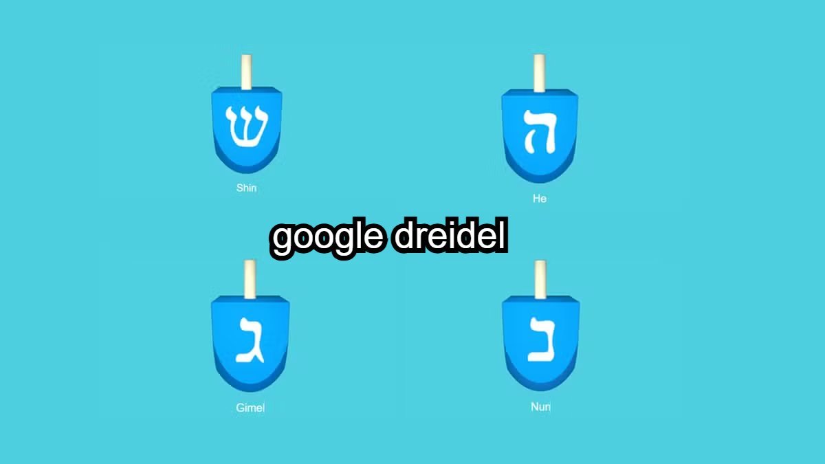 Google Dreidel Google Dreidel