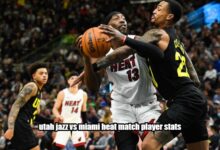 Utah Jazz vs Miami Heat Match Player Stats