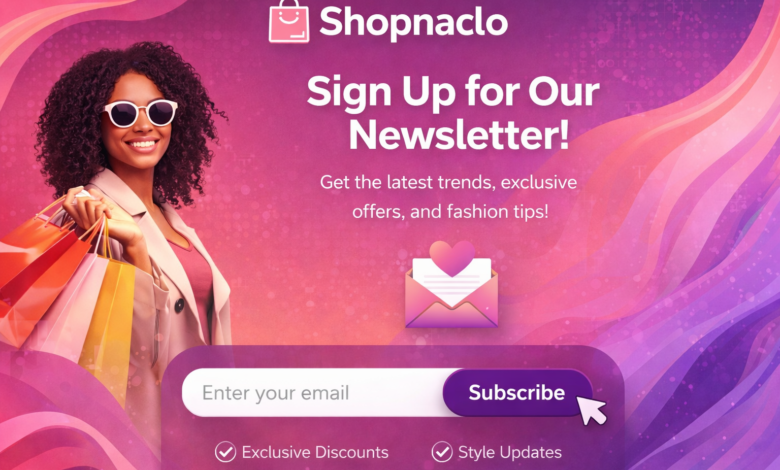 Newsletter Shopnaclo