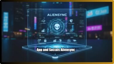 App and Socials Aliensync