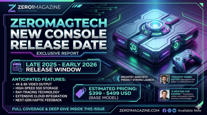 Zeromagtech New Console Release Date by Zero1Magazine