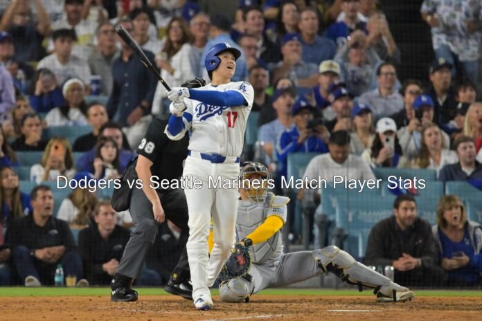 Dodgers vs Seattle Mariners Match Player Stats