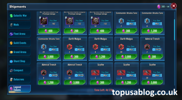 SWGOH Web Store SWGOH Web Store